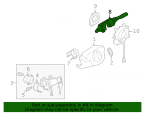 Nissan Leaf 11-17 Steering Column Shift Paddles
