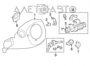 Nissan Leaf 11-17 Steering Column Shift Paddles