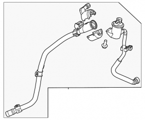 Fuel filler neck Kia Niro 23- HEV