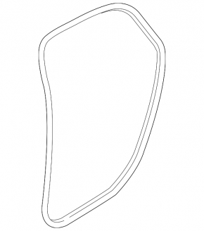 Door seal rear left Volvo V90 17-19 usa T5, T6