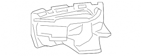 Exhaust Tip Bracket Left Volvo XC40 19-25