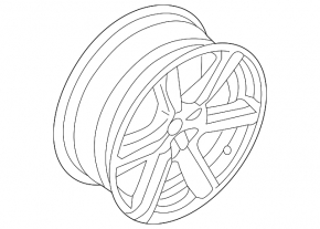 Wheel disk R19 Volvo XC90 16-23 type1