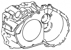 Clutch housing automatic transmission Toyota Camry v55 15-17 2.5 usa U760E