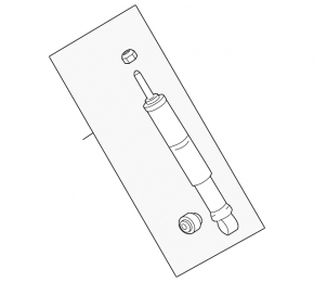 Rear right shock absorber for Lexus LX570 08-21