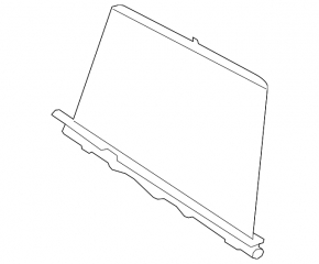Curtain of the rear right door BMW X3 F25 11-17