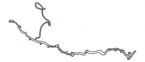 Power cable through the entire body of BMW X5 F15 14-18