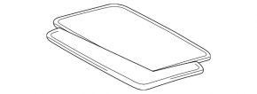Lexus ES300 ES330 sunroof glass