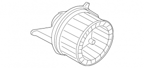Heater Fan Motor Mini Cooper Clubman R55 07-14