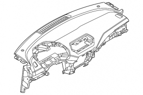 Dashboard front panel without AIRBAG Nissan Sentra 20-24
