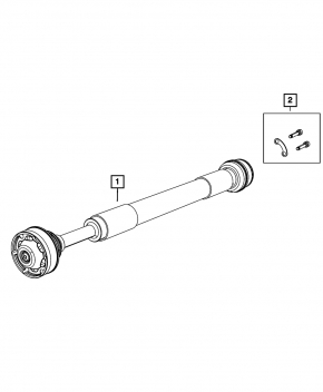 Jeep Grand Cherokee WL 22-25 PHEV Front Driveshaft