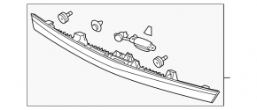 Acura MDX 14-20 Trunk Door Molding