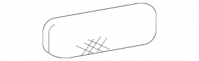 Left rear bumper reflector for Lexus LX 98-07