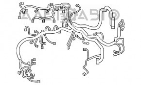 Lexus RX350 10-15 Engine Wiring
