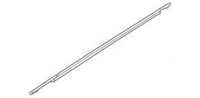 Door-glass molding, central front right, Kia Sportage 23-25, chrome
