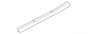 Door seal rear right Nissan Maxima A36 16- lower