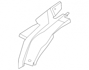 Kia EV6 22-24 plastic right hood-wing seal