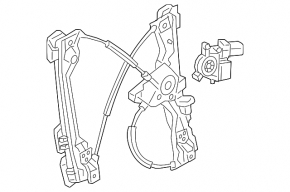 Front left window lifter with motor for Chevrolet Volt 16-