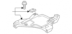 Headlight mounting bracket right Audi Q5 8R 13-17 rest SIGNEDA