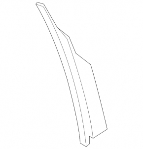 Rear bumper mount on wing left Ford Mustang mk6 18-23 convertible