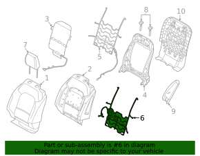 Ford Escape MK4 20-26 Driver's Seat Lumbar Support Motor