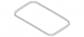 Mazda 6 hatch seal 13-21 gray