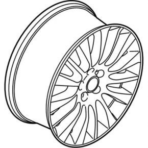Wheel disk R18 Lincoln MKC 19-19 type 4