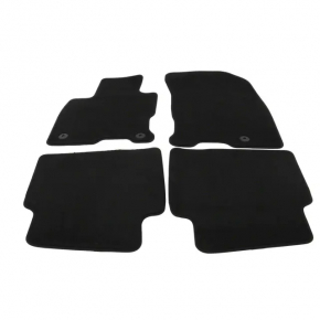 Set of floor mats for Lincoln Corsair 20-26 black fabric, ready to clean
