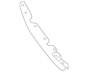 Right lower front bumper deflector for Land Rover Range Rover Evoque 12-15
