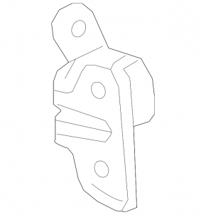 Lower rear right door hinge for a 1919 Chevrolet Volt