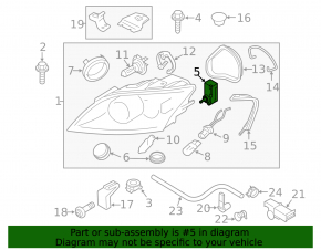 Headlight leveler VW CC 09-12