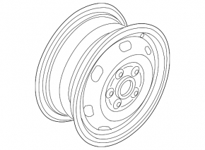 Wheel disk R20 VW Atlas 18-23 light curb, Mejorada Black