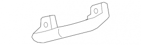 Ceiling handle rear right Buick Encore 17-19 gray