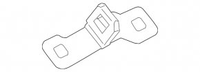 Tailgate lock bracket BMW i3 14-20