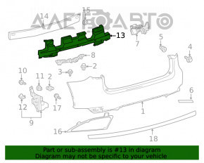 Lexus RX350 RX450h 20-22 Rear Bumper Absorber