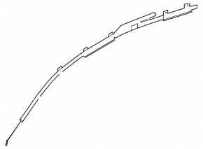 Airbag side curtain right Kia Forte 19-24
