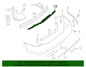 Nissan Rogue 14-20 Tailgate Foot Open Sensor Bracket