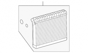 Lexus LS460 LS600h 07-12 Evaporator