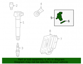 Porsche Panamera 10-16 Camshaft Position Sensor
