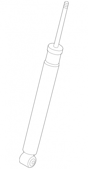 Shock absorber rear left Porsche Panamera 10-16