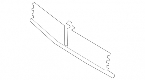 Upper radiator air duct bracket for Mercedes A-class V177 19-22 M260
