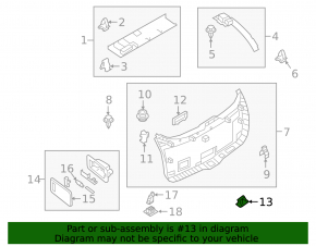Trunk door handle inside Mazda CX-30 20-