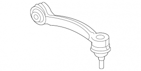 Upper control arm, rear left, front, Land Rover Range Rover 22-25