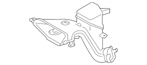 Air intake Lexus RX350 10-15
