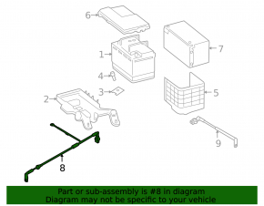 Positive battery terminal VW CC 08-17