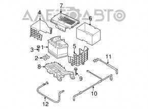 Positive battery terminal VW CC 09-17