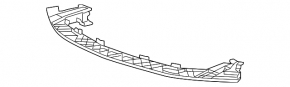 Front bumper reinforcement lower Chevrolet Malibu 13 prerest plastic