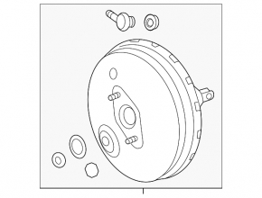 Vacuum booster Mitsubishi Eclipse Cross 18-24