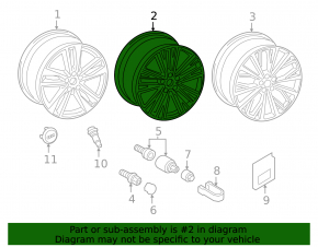 Wheel disk R20 8.5J ET:43 Audi A6 C8 19- style V97