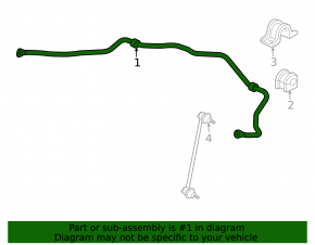 Front stabilizer bar for Honda CRZ 11-11