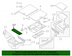 Trunk lid left BMW 5 G30 18- 530e hybrid